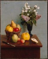 アンリ・ファンタン・ラトゥール-1866-花と果物のある静物-アートプリント-ファインアート-複製-ウォールアート-id-au67uunfh