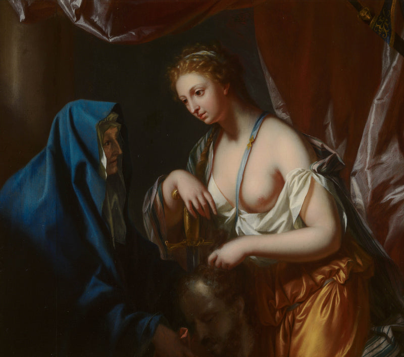 philip-van-dijk-1726-judith-with-the-head-of-holofernes-art-print-fine-art-reproduction-wall-art-id-au6kor1su