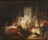 jean-honore-fragonard-1760-rimska-notranjost-umetniški-tisk-likovna-reprodukcija-stenske-umetnosti-id-au70niznf