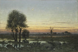 per-ekstrom-efterår-landskab-i-gløden-af-solnedgang-kunst-print-fine-art-reproduction-wall-art-id-au7jyh0dq