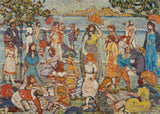 maurice-brazylia-prendergast-1915-the-plaża-art-print-reprodukcja-dzieł sztuki-wall-art-id-au7kh5g86