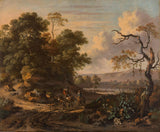 jan-wijnants-1655-landskap-med-en-man-rider-en-åsna-konsttryck-fin-konst-reproduktion-väggkonst-id-au8iz24x6