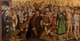 onbekend-1460-Christus-dra-die-kruis-kuns-druk-fyn-kuns-reproduksie-muurkuns-id-au9fmsq3w