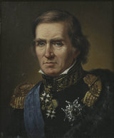 約翰·古斯塔夫·桑德伯格的肖像巴爾查·馮·普拉登·博吉斯勞斯-1766-1829-藝術印刷品美術複製品牆藝術 ID-aua0q371l
