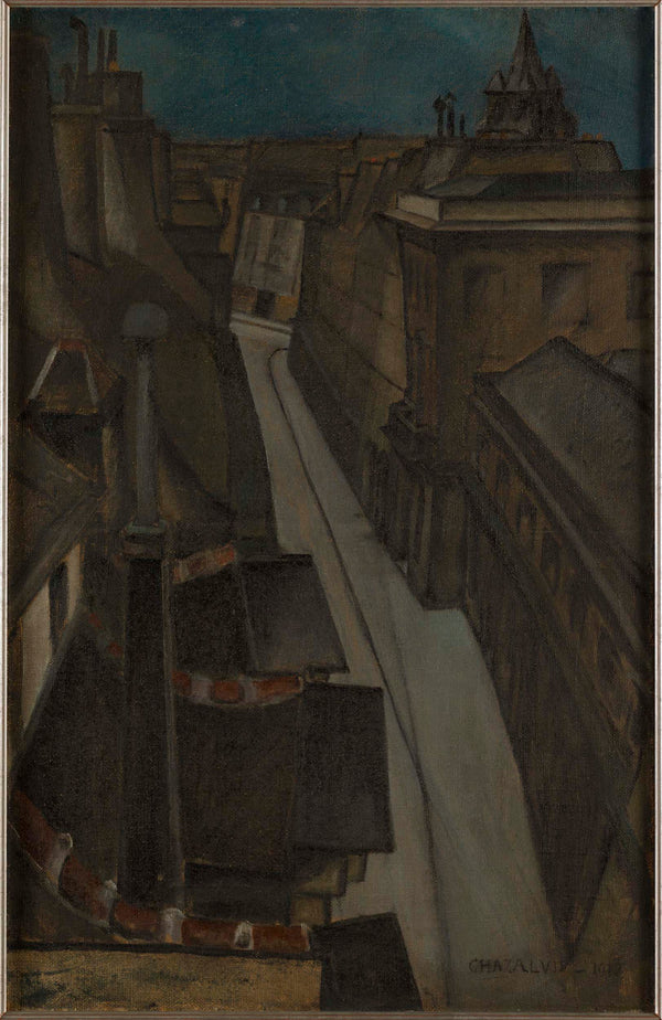 albert-edouard-chazalviel-1912-the-street-guenegaud-1912-art-print-fine-art-reproduction-wall-art