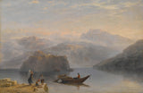 詹姆斯·貝克·派恩-1860-馬焦雷湖-藝術印刷-美術複製品-牆藝術-id-auaoj8qsi