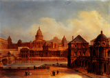 domenico-ferri-1836-composite-view-parisian-monuments-art-print-fine-art-reproduction-wall-art