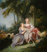 弗朗索瓦-布歇-1750-情书艺术印刷精美艺术复制品墙艺术 id-audguasa0