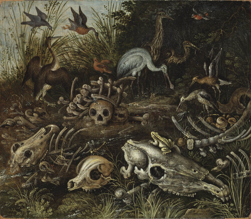roelant-savery-1609-memento-mori-art-print-fine-art-reproduction-wall-art-id-audjvuvf6