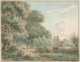 jan-evert-graf-1798-wandelaar-aan-de-amstelveense-weg-kunstprint-beeldende-kunst-reproductie-muurkunst-id-audob0oj0