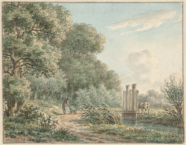 jan-evert-grave-1798-hiker-on-the-amstelveen-road-art-print-fine-art-reproduction-wall-art-id-audob0oj0