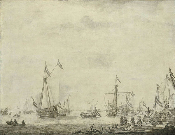 willem-van-de-velde-i-1660-royal-yacht-and-state-yacht-sail-from-moerdijk-art-print-fine-art-reproduction-wall-art-id-aueum6mz3