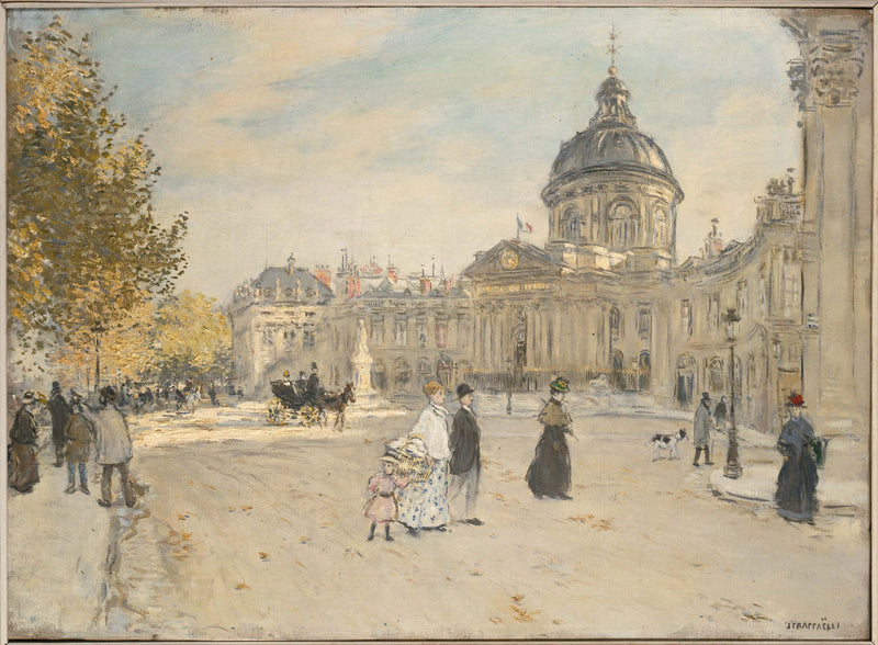 jean-francois-raffaelli-1898-the-institute-art-print-fine-art-reproduction-wall-art
