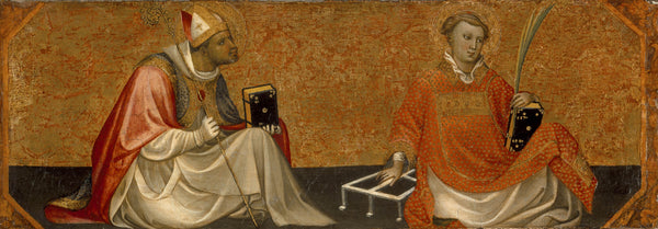 anonymous-1407-a-bishop-saint-and-saint-lawrence-art-print-fine-art-reproduction-wall-art-id-augqzlipa
