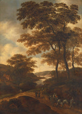 彼得-詹斯-范-阿什-1640-树木繁茂的景观艺术印刷美术复制品墙艺术 id-auguhsf9s