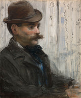 愛德華·馬奈-1879-阿方斯·莫羅的肖像-藝術印刷品-美術-複製品-牆藝術-id-augv11u0m