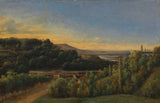 alexandre-pau-de-st-martin-1809-view-of-Saint-cloud-near-the-the-Seina-art-print-fine-art-reproduction-wall-art-id-aui7fgu29