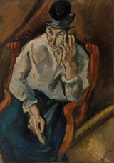 チャイム・スーティン-1919-肘掛け椅子に座る女性-椅子に寄りかかる女性-アートプリント-ファインアート-複製-ウォールアート-id-auihqkd3y