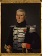 讓-安托萬-西奧多-吉魯斯特-雷內-亨利-杜魯埃中尉的肖像-藝術印刷品-精美藝術-複製品-牆壁藝術