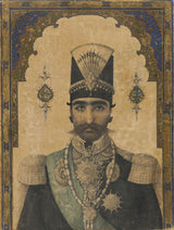anonymous-1850-cedo-retrato-de-nasr-al-din-shah reinou-1848-1896-art-print-fine-art-reproduction-wall-art-id-auiycsbxv