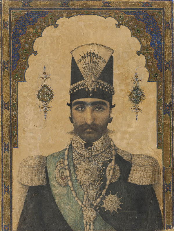 anonymous-1850-early-portrait-of-nasr-al-din-shah-reigned-1848-1896-art-print-fine-art-reproduction-wall-art-id-auiycsbxv