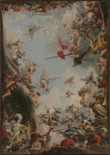 giovanni-Domenico-Tiepolo-1783-the-forherligelse-of-the-Giustiniani-familie-art-print-fine-art-gjengivelse-vegg-art-id-auj9hho6g