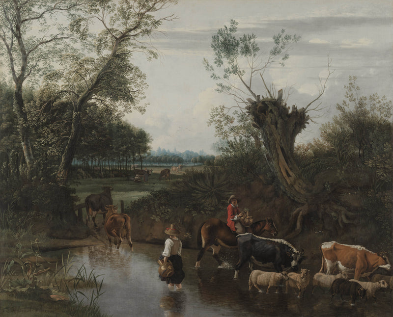 jan-siberechts-1670-peasants-crossing-a-stream-art-print-fine-art-reproduction-wall-art-id-aukj7htdg