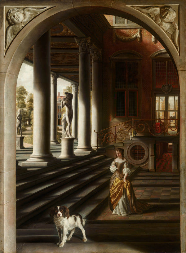 samuel-van-hoogstraten-1670-perspective-view-with-a-woman-reading-a-letter-art-print-fine-art-reproduction-wall-art-id-aukqbto6w