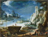 nieznany-1601-widok-rzeki-z-duzy-skalny-artystyczny-druk-reprodukcja-sztuki-sztuki-sciennej-art-id-aukys6i0j