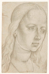 sconosciuto-1440-testa-di-una-santa-o-maria-donna-stampa-d'arte-riproduzione-d'arte-arte-da-parete-id-aulkz699e