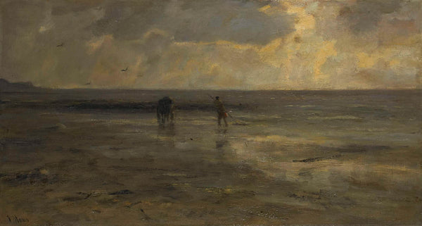 jacob-maris-1890-beach-at-night-art-print-fine-art-reproduction-wall-art-id-aulnp1x2i