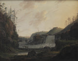 erik-pauelsen-paesaggio-fluviale-con-una-cascata-vicino-bogstad-in-norvegia-stampa-d'arte-riproduzione-d'arte-wall-art-id-aum1xtj7r