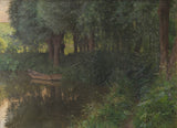 frantisek-slaby-1899-the-pond-art-print-riproduzione-d'arte-wall-art-id-aumv1gg3a