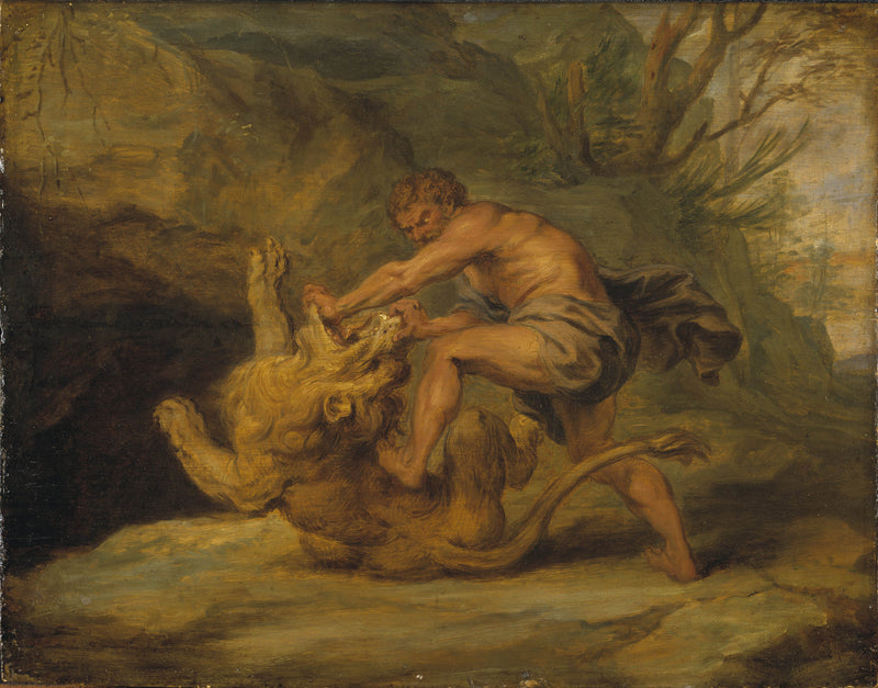 workshop-of-peter-paul-rubens-samson-and-the-lion-study-art-print-fine-art-reproduction-wall-art-id-aun2a4ruk