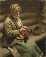 anders-zorn-1901-dalecarlian-dziewczyna-robiąca na drutach kapusta-margit-art-print-reprodukcja-sztuki-sztuki-ściennej-id-aunm90ljq