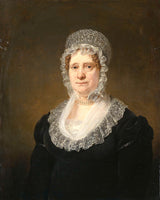 jan-willem-pieneman-1820-阿姆斯特丹萨拉德汉寡妇的肖像艺术印刷美术复制品墙艺术 id-aunt8mirp