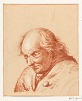 jean-bernard-1775-popiersie-mężczyzny patrzącego w dół-druk-sztuka-reprodukcja-dzieł sztuki-sztuka-ścienna-id-auo24pol2