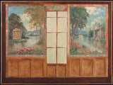 iwill-1918-esquisse-pour-la-municipalité-de-joinville-le-pont-le-lac-d'amour-impression-d'art-reproduction-d'art-mur-art