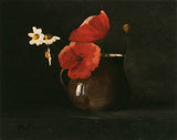 odilon-redon-1872-lilled-moonid ja karikakrad-kunst-print-kujutav kunst-reproduktsioon-seinakunst-id-aupykt8fp