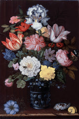 balthasar-van-der-ast-1622-花卉靜物與貝殼藝術印刷精美藝術複製品牆藝術 id-aur4xtneq