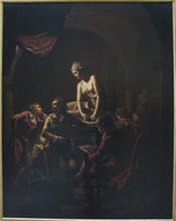 Joseph-wright-of-derby-1769-akademia-przy-lampie-sztuka-druk-reprodukcja-dzieł sztuki-sztuka-ścienna-id-aurqpgxiv