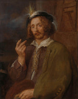 jan-davidsz-de-heem-1630-självporträtt-konsttryck-finkonst-reproduktion-väggkonst-id-aus513bcn
