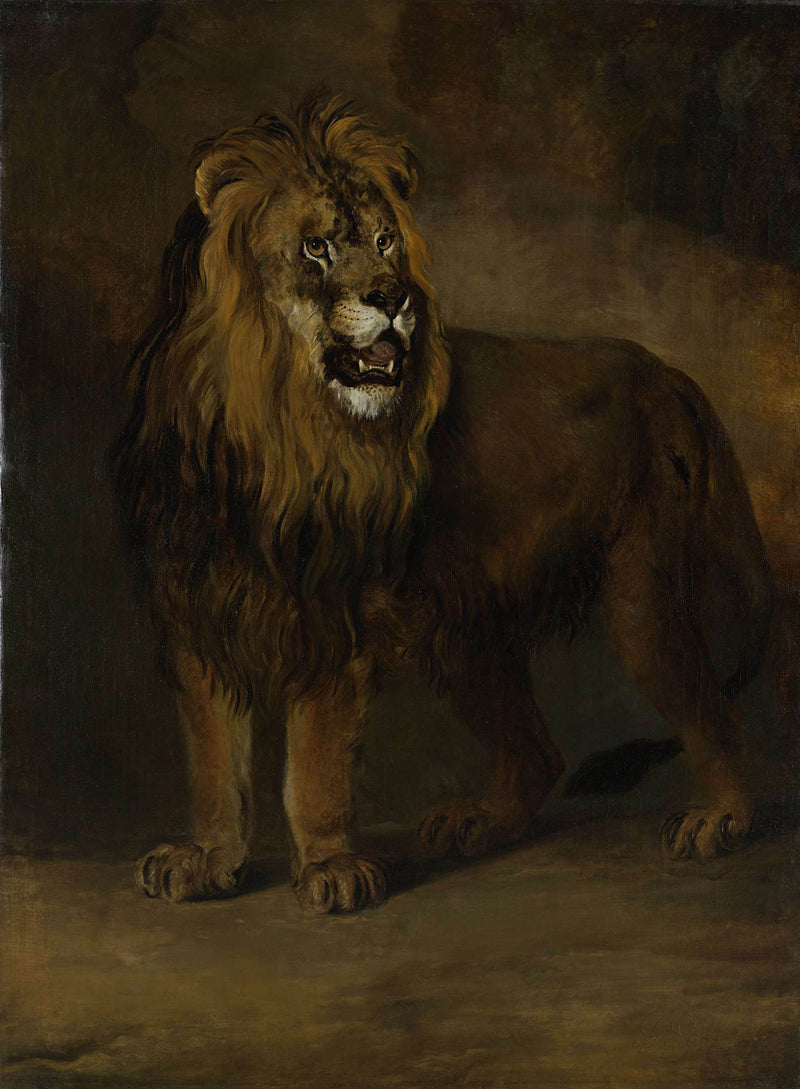 pieter-gerardus-van-os-1808-a-lion-from-the-menagerie-of-king-louis-napoleon-1808-art-print-fine-art-reproduction-wall-art-id-ausazd9si