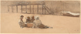 winslow-homer-1873-fyra-pojkar-på-en-strand-konsttryck-finkonst-reproduktion-väggkonst-id-auszawraf