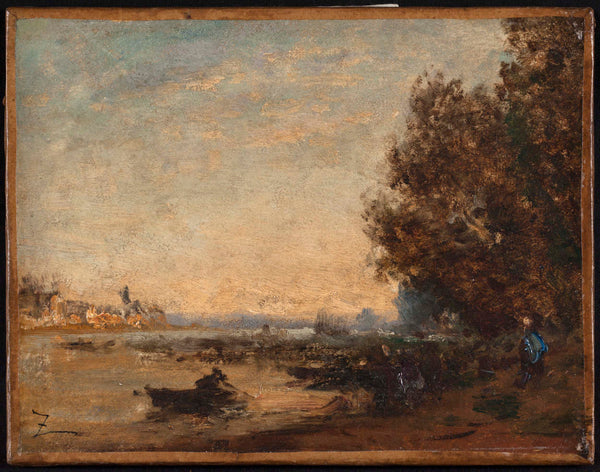 felix-ziem-1850-dusk-art-print-fine-art-reproduction-wall-art