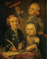 cornelis-van-cuylenburgh-ii-1776-portret-van-de-kinderen-van-barend-goudriaan-art-print-fine-art-reproductie-wall-art-id-auukktn9o