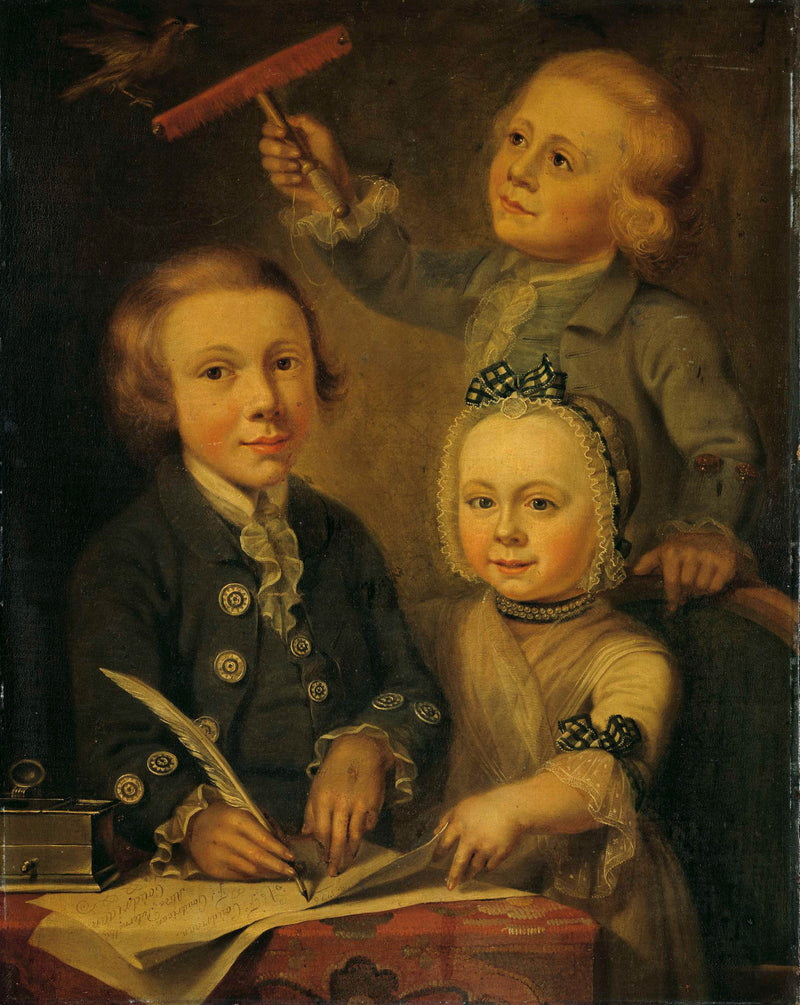 cornelis-van-cuylenburgh-ii-1776-portrait-of-the-children-of-barend-goudriaan-art-print-fine-art-reproduction-wall-art-id-auukktn9o
