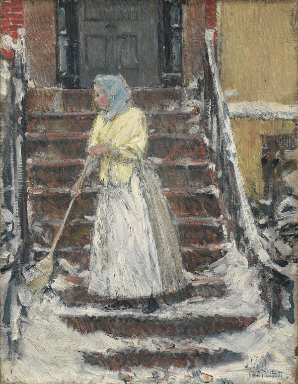 childe-hassam-1890-sweeping-snow-art-print-fine-art-reproduction-wall-art-id-auuuhwbac