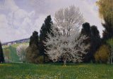 漢斯威爾特 1909 年春天維也納森林藝術印刷美術複製品牆藝術 id auv2shx8k