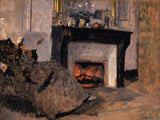 爱德华·沃伊拉德（Edouard-Vuillard）1901年，壁炉艺术打印精美艺术复制品墙艺术ID-auv9​​keh8u